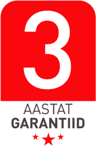 3 aastat garantiid